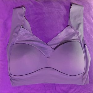Women’s gray, NEW light impact sports bra- MEDIUM size - never worn- padded
